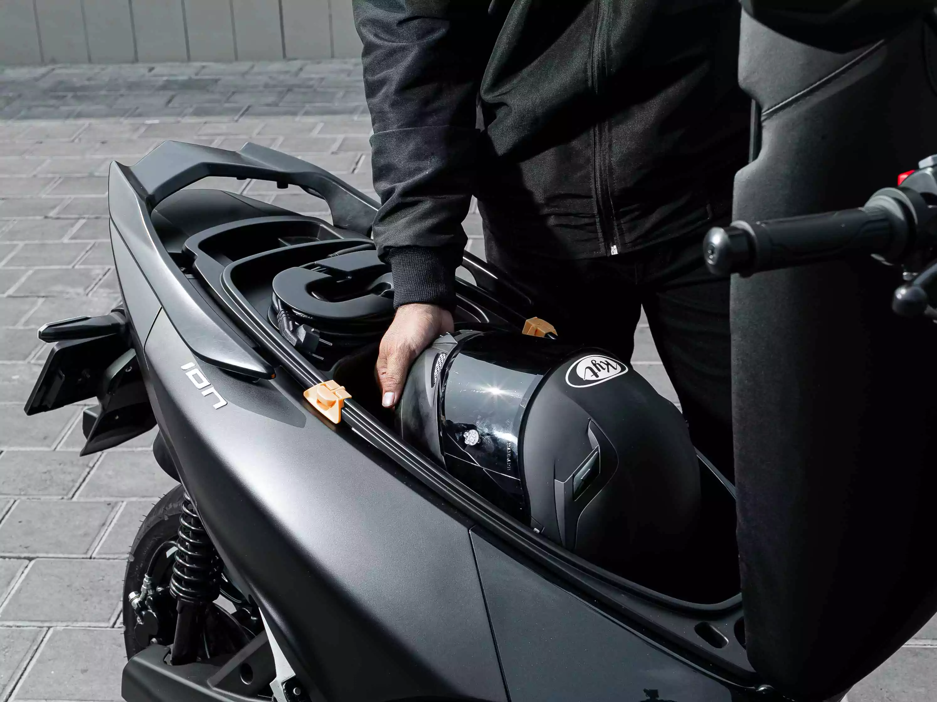 Roomy under-seat storage